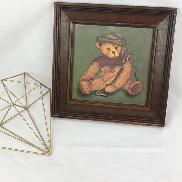 Framed Jester Teddy Bear Picture - Picture 2 of 5